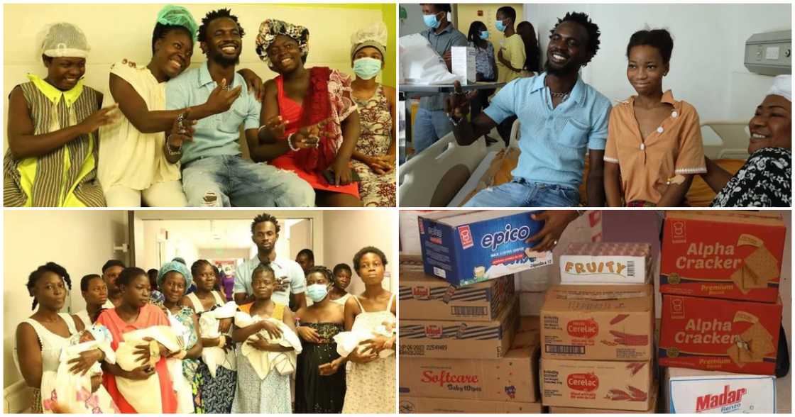 Black Sherif pays bills of mothers at Ridge Hospital Black Sherif pays bills of mothers at Ridge Hospital