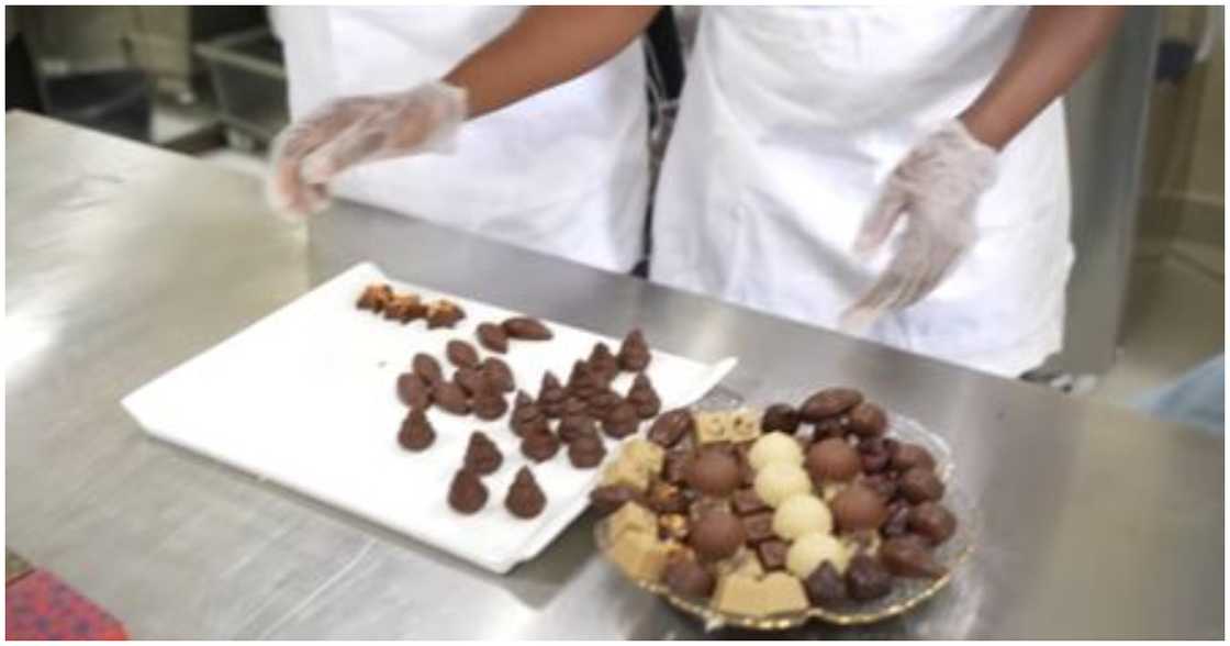 Chocolate confectionaries produced by Mansa Gold Chocolate confectionaries produced by Mansa Gold