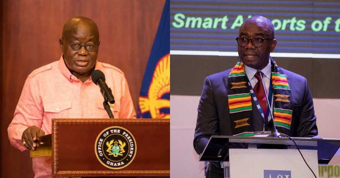 Breaking news: Akufo-Addo sacks MD of Ghana Airport Company Limited