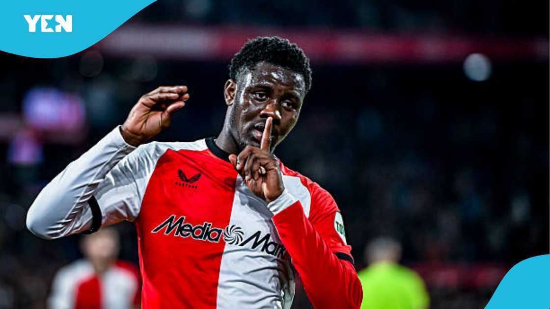 Ibrahim Osman celebrates after scoring against Groningen. Ibrahim Osman celebrates after scoring against Groningen.