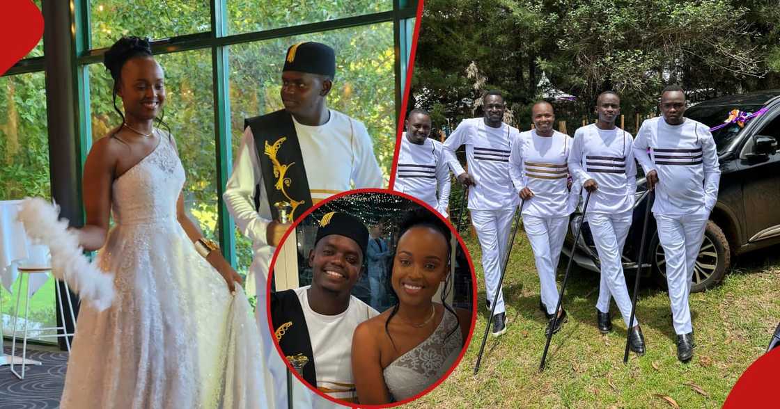 Ian Churman and Audrey Chemutai tied the knot in a beautifu Koito held online