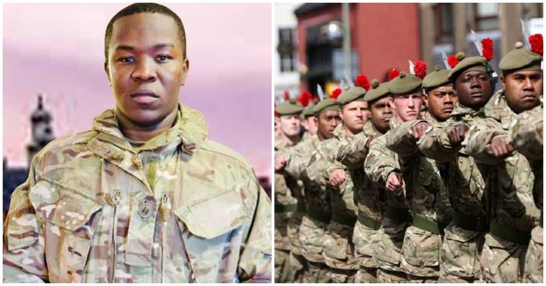 Photo of Ghanaian-born UK soldier Photo of Ghanaian-born UK soldier
