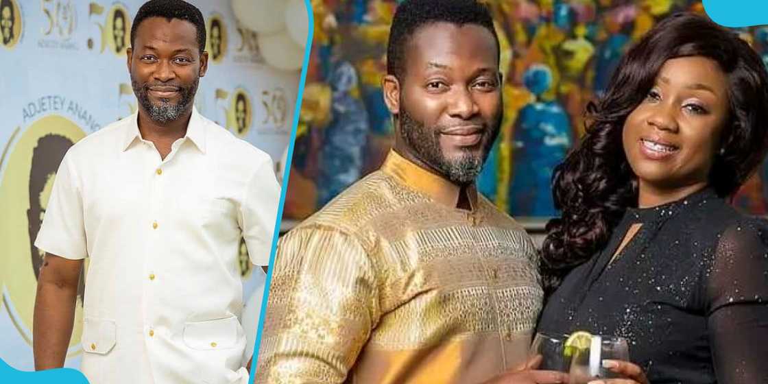 Photo of Adjetey Anang and his wife Photo of Adjetey Anang and his wife