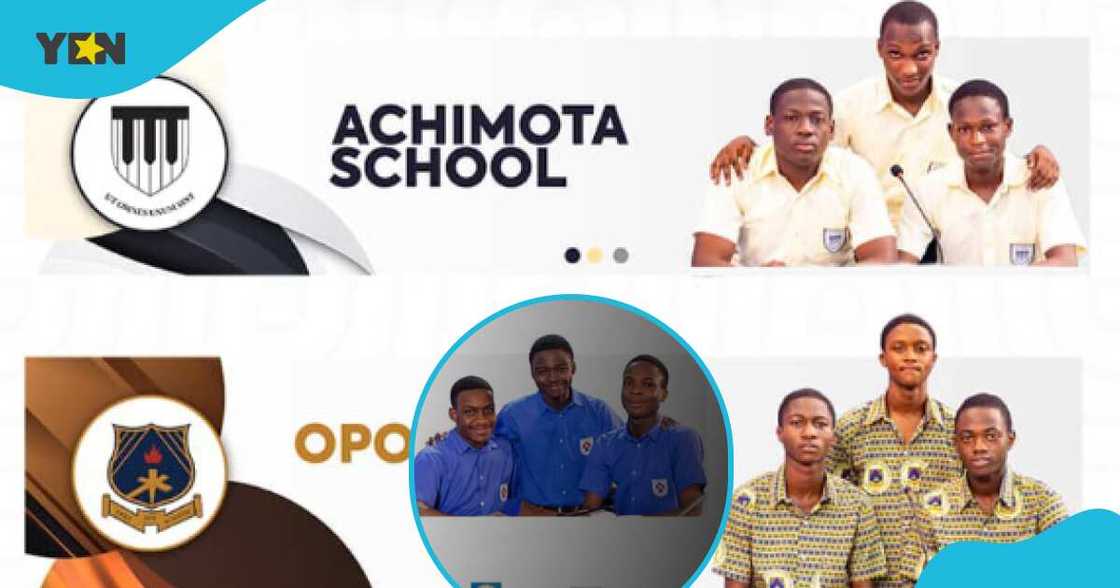 Photos of 2023 NSMQ finalists.