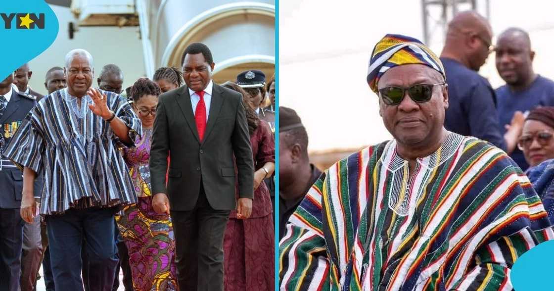 President Hakainde Hichilema, Zambia, President John Mahama, Ghana, fugu, batakari, smock, Zambians President Hakainde Hichilema, Zambia, President John Mahama, Ghana, fugu, batakari, smock, Zambians