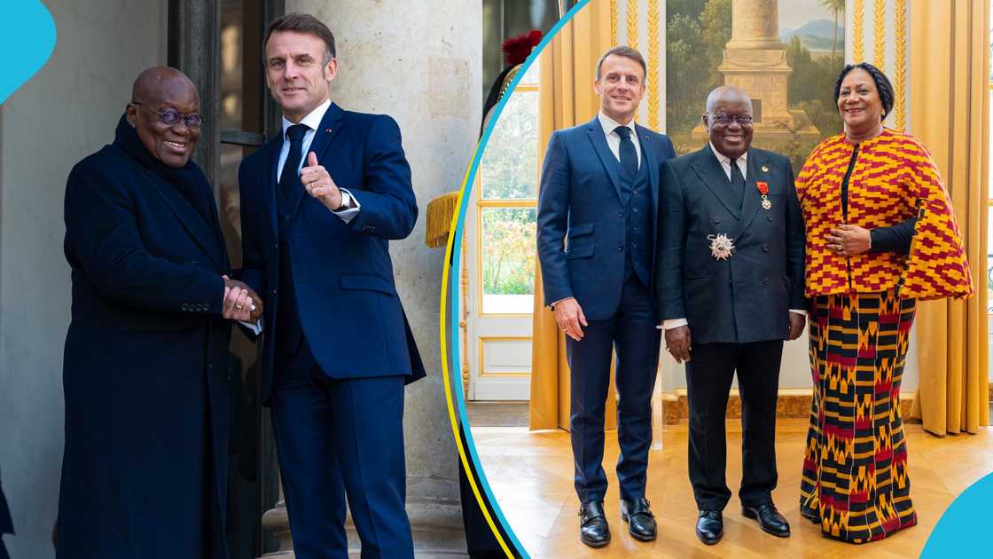 Akufo-Addo, France, Emmanuel Macron, Grand Officier de la Légion d’Honneur Akufo-Addo, France, Emmanuel Macron, Grand Officier de la Légion d’Honneur