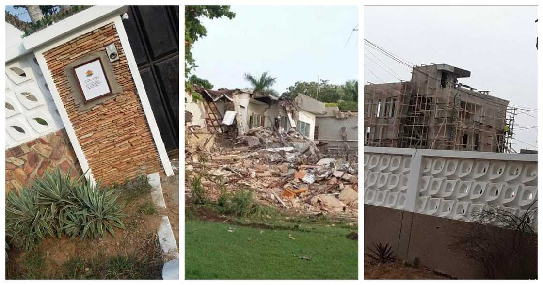 Demolished Bulgaria embassy building Demolished Bulgaria embassy building