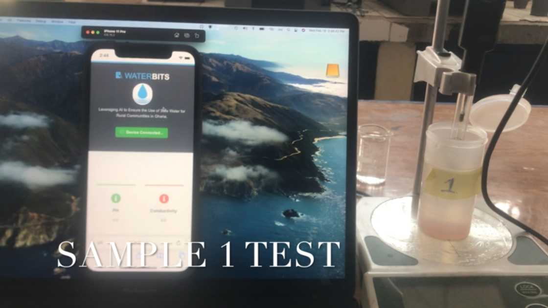 The waterbits device The waterbits device