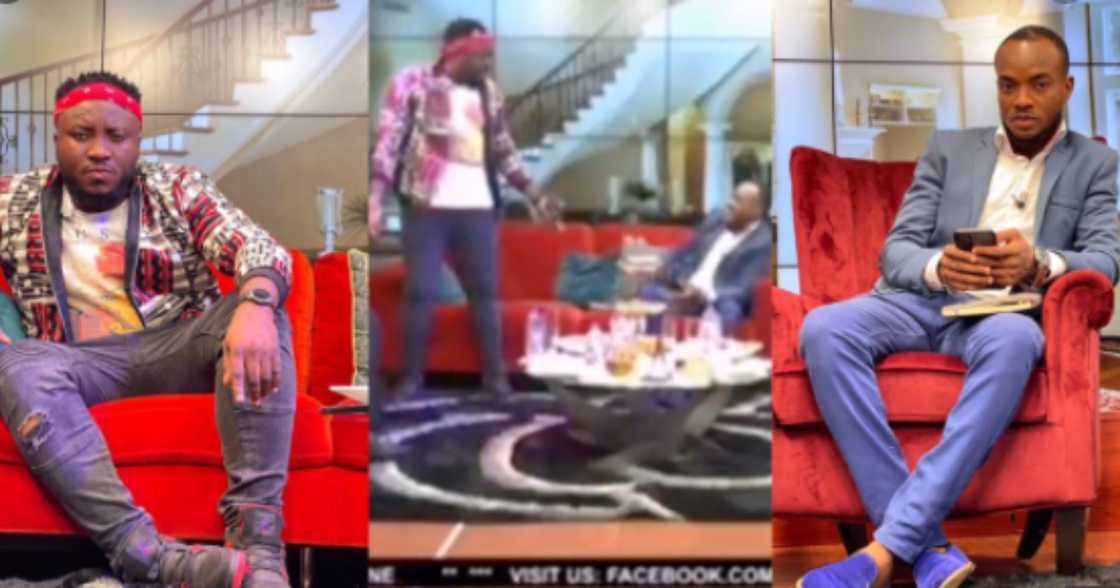 Bighead, small sense: Angry DKB nearly storms out of United Showbiz over Halifax's comment Bighead, small sense: Angry DKB nearly storms out of United Showbiz over Halifax's comment