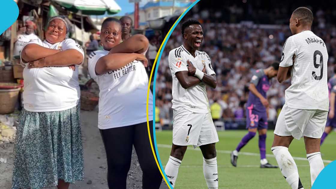 Makola Market women, Kylian Mbappé, Vinicius Júnior Makola Market women, Kylian Mbappé, Vinicius Júnior