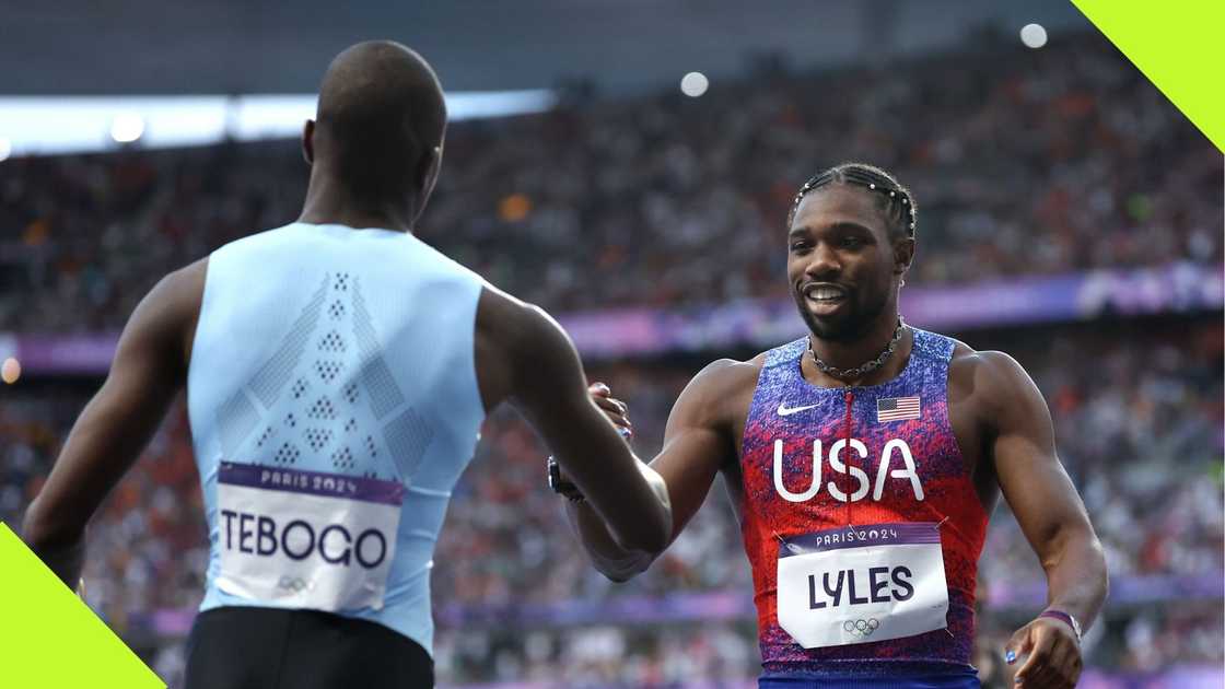 Paris 2024 Lyles Sends Message to Tebogo After Beating Him in 200m