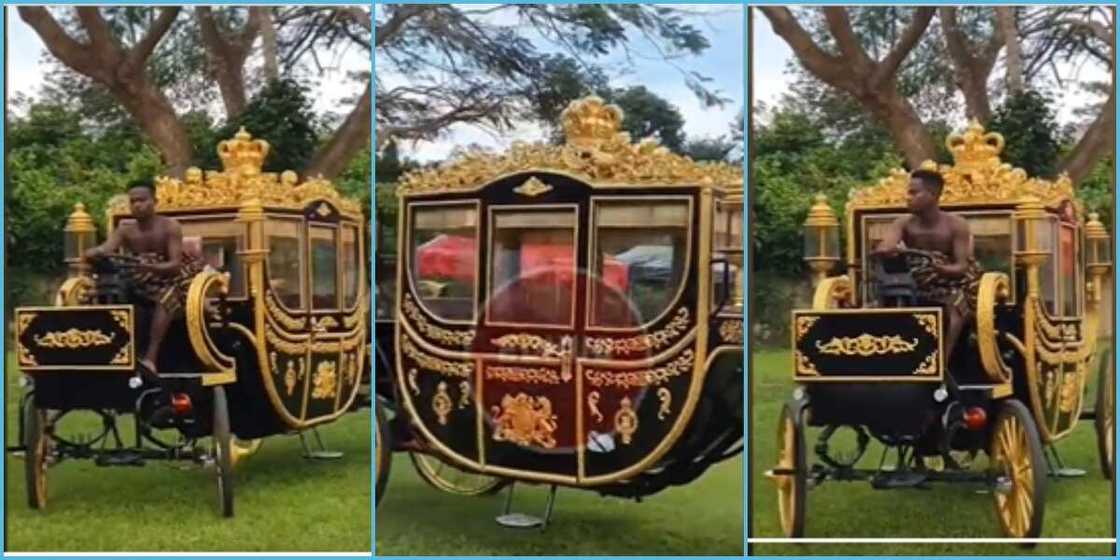 Ghanaian Chief Buys Modern Carriage For Ceremonial Transport: “No More Palanquins” Ghanaian Chief Buys Modern Carriage For Ceremonial Transport: “No More Palanquins”