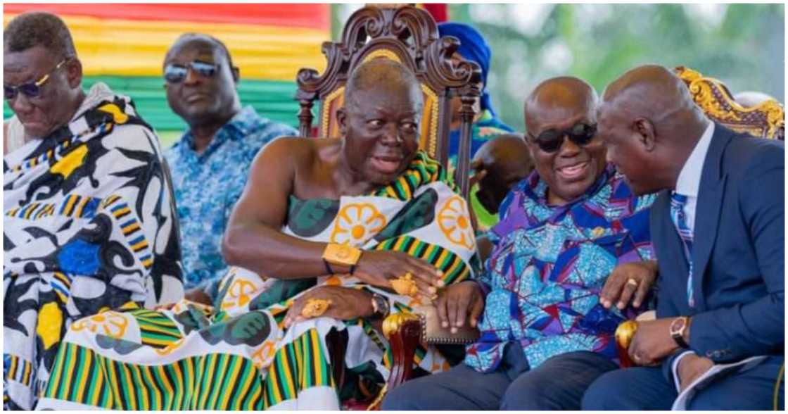 President Akufo-Addo at the commissioning ceremony President Akufo-Addo at the commissioning ceremony