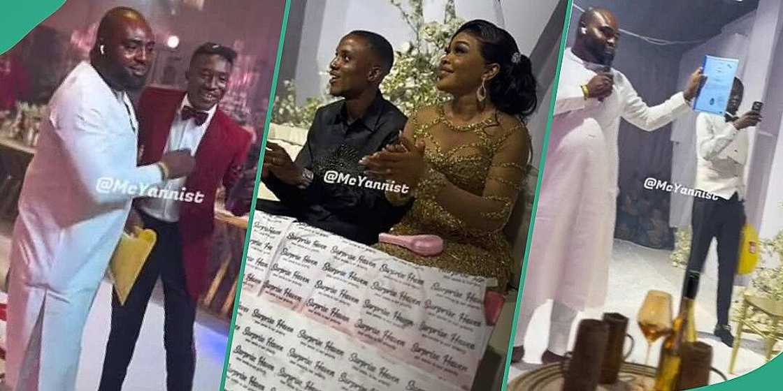 Nigerian couple gets N200 million gift on wedding day Nigerian couple gets N200 million gift on wedding day