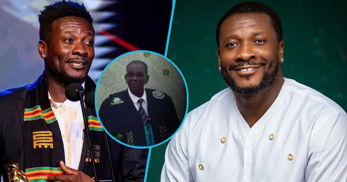 Asamoah Gyan was acknowledged by Zanzibar government