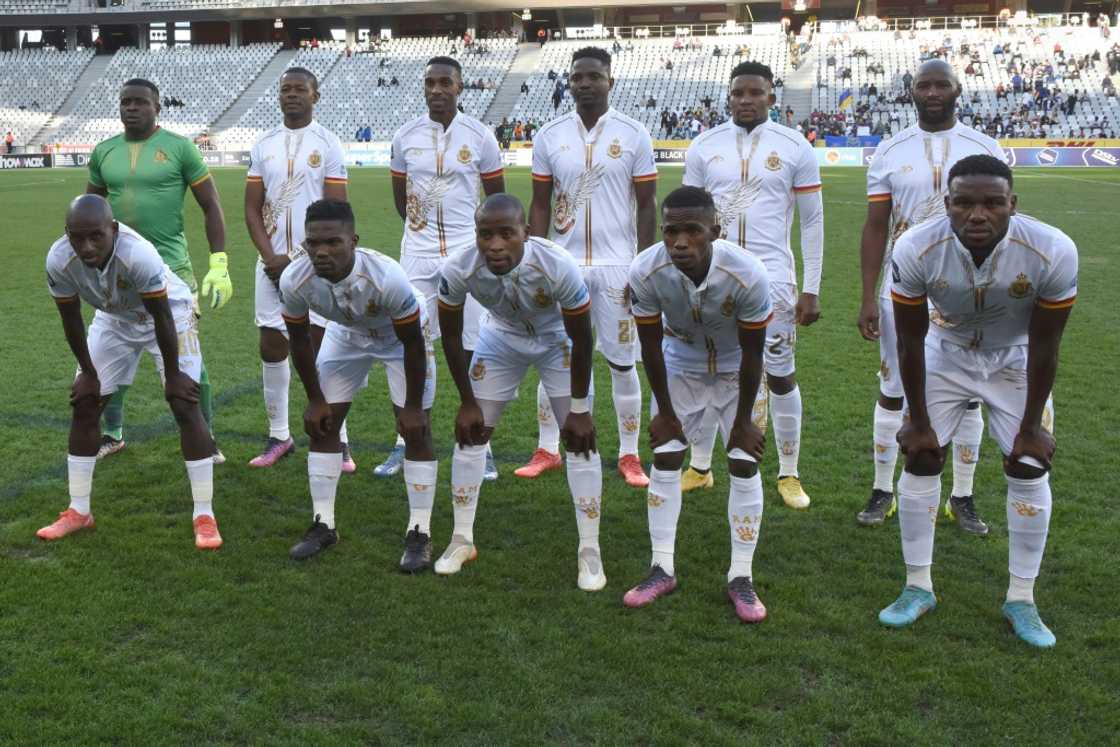 CAF Confederation Cup hopefuls Royal AM pose before a South African league match. CAF Confederation Cup hopefuls Royal AM pose before a South African league match.