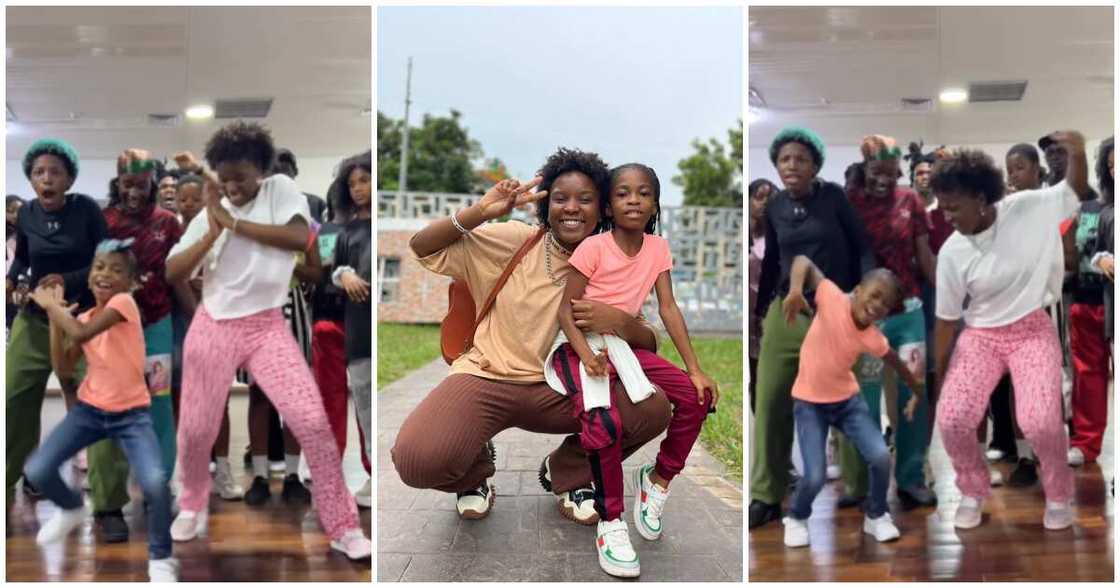 Talented kids winner dances with role model Talented kids winner dances with role model