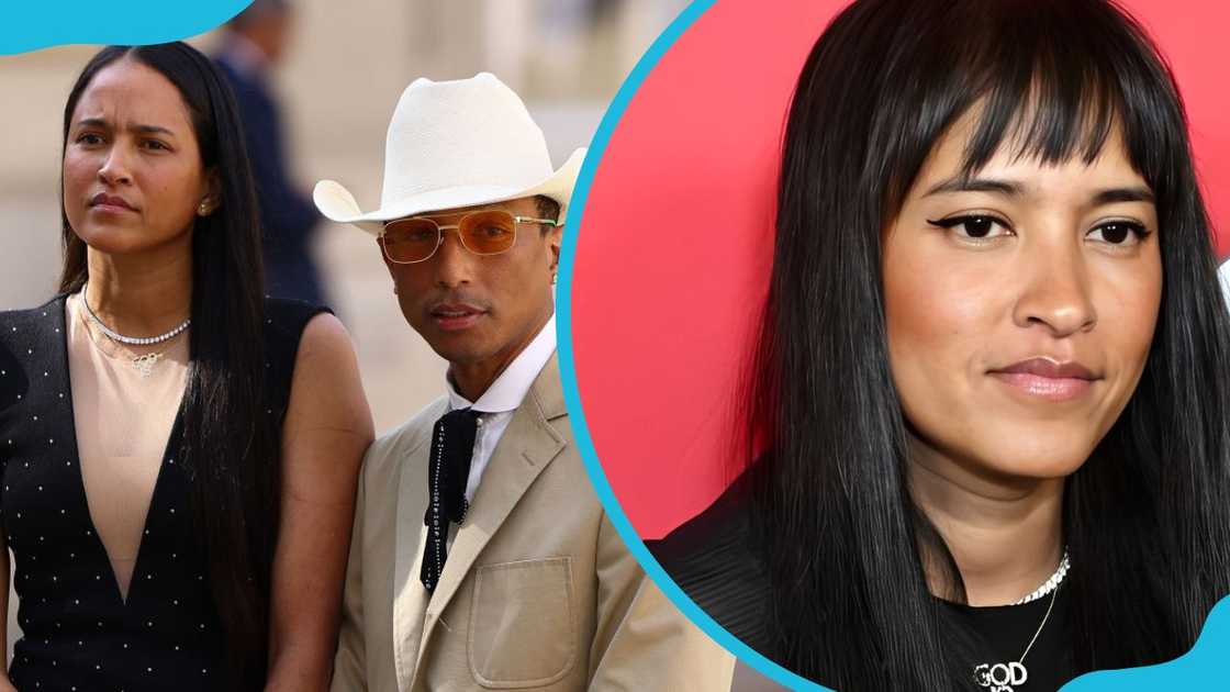 Pharell Williams and his wife Helen Lasichanh Pharell Williams and his wife Helen Lasichanh