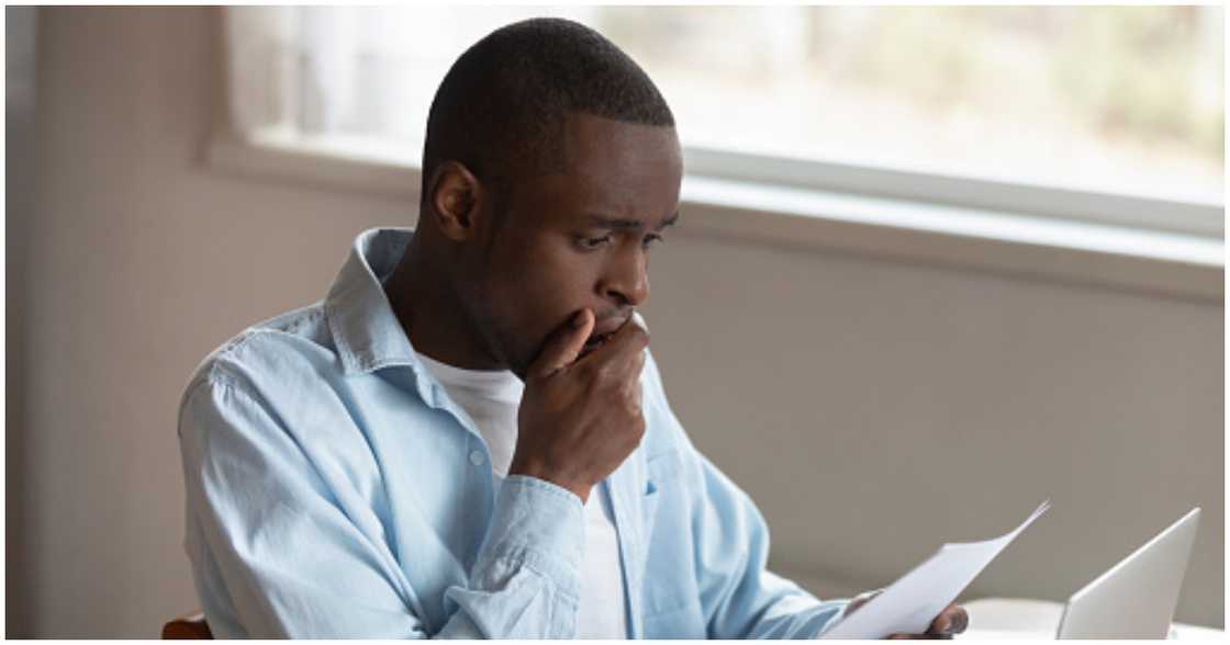 A stubborn tenant is served with an eviction notice from the landlord A stubborn tenant is served with an eviction notice from the landlord