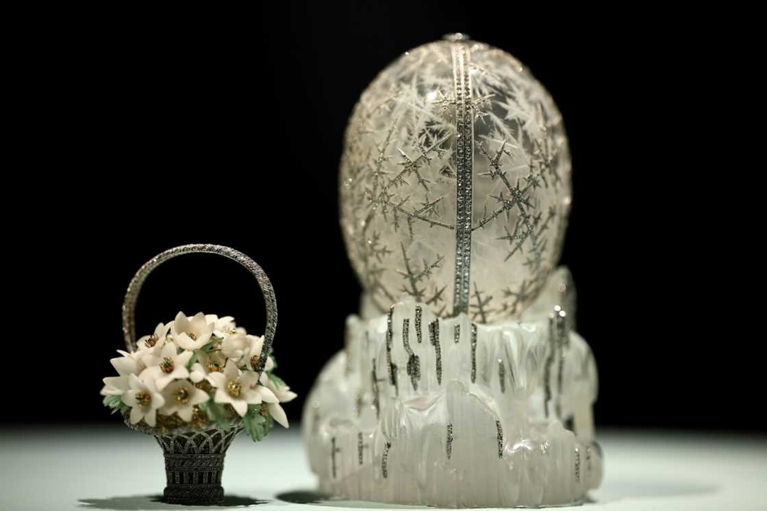 The egg was commissioned by Russia's Tsar Nicholas II for his mother in 1913