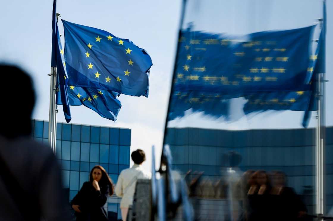 Europe's economy is stagnating compared to faster growing rivals the United States and China Europe's economy is stagnating compared to faster growing rivals the United States and China