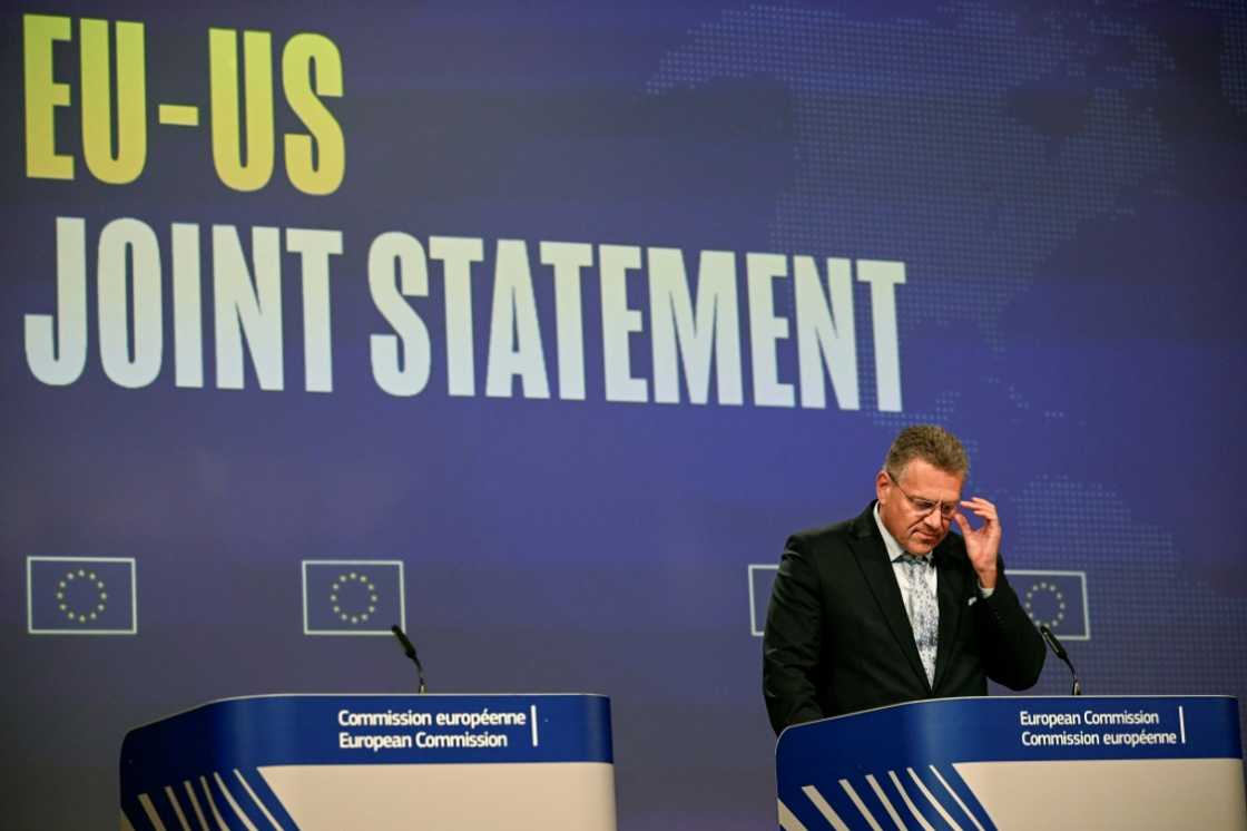 EU trade chief Maros Sefcovic said the bloc got 'the most favourable trade deal the US has extended to any partner' EU trade chief Maros Sefcovic said the bloc got 'the most favourable trade deal the US has extended to any partner'