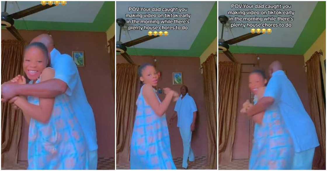 Nigerian lady, Barakat, dad, room, playing Nigerian lady, Barakat, dad, room, playing