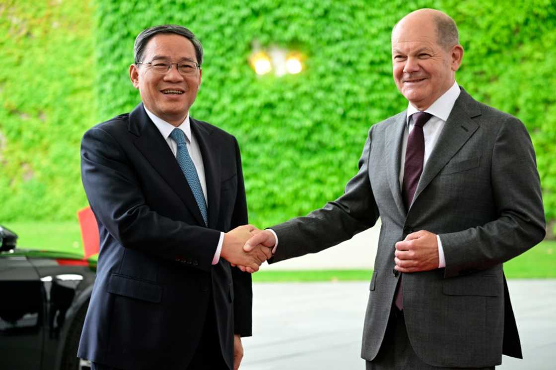 Li's trip comes as Germany is rushing to diversify its trading partners Li's trip comes as Germany is rushing to diversify its trading partners