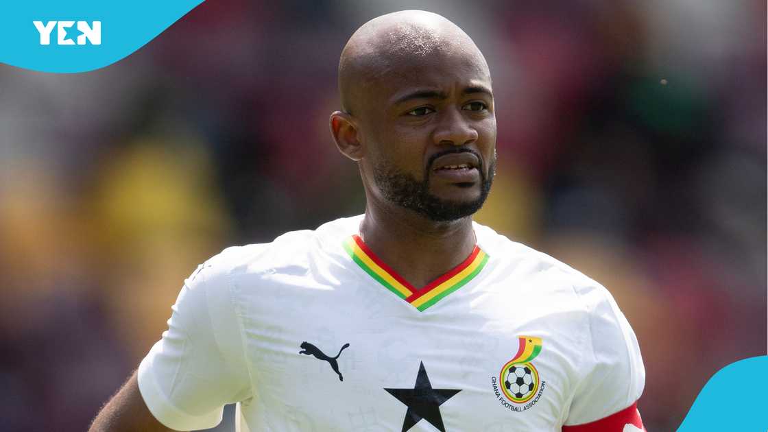 Jordan Ayew captains Black Stars, Jordan Ayew with Stephen Appiah, 2026 FIFA World Cup qualifiers, Chad vs Ghana. Jordan Ayew captains Black Stars, Jordan Ayew with Stephen Appiah, 2026 FIFA World Cup qualifiers, Chad vs Ghana.