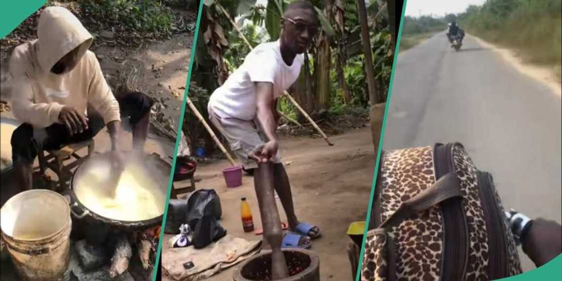 Nigerian man laments over house work at parents' house Nigerian man laments over house work at parents' house