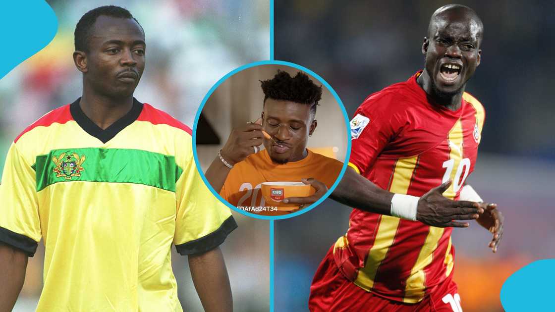 Abedi Pele, Mohammed Kudus, Stephen Appiah, Ghanaian footballers, Kivo Gari, Parlays biscuit, FanMilk, Vitamilk
