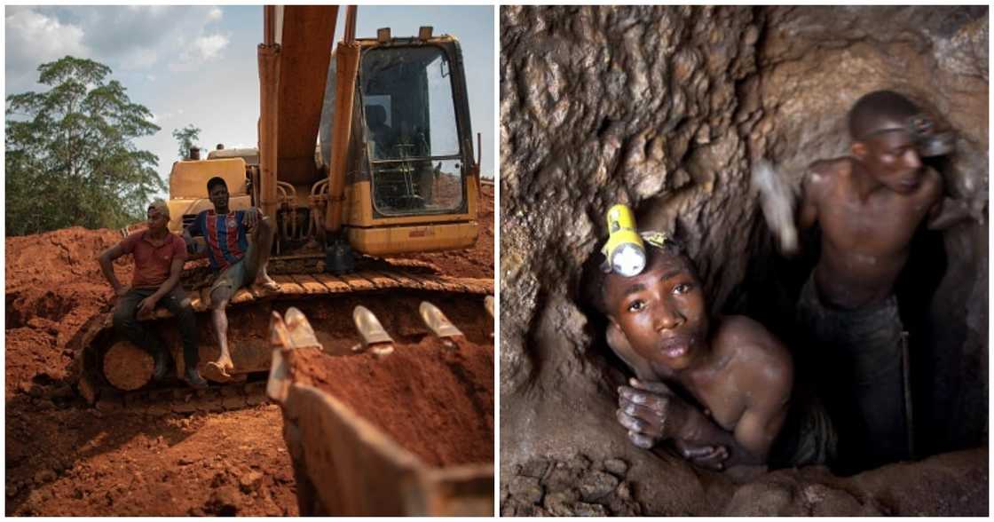 Illegal mining activities has been blamed for the destruction of water bodies and vegetation. Illegal mining activities has been blamed for the destruction of water bodies and vegetation.