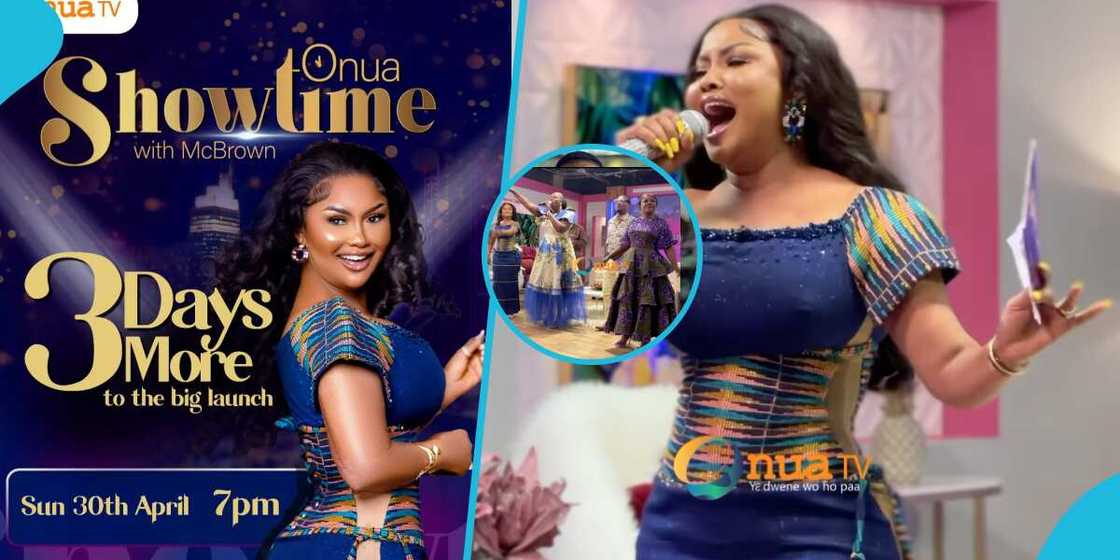 Nana Ama McBrown slays in kente dress Nana Ama McBrown slays in kente dress