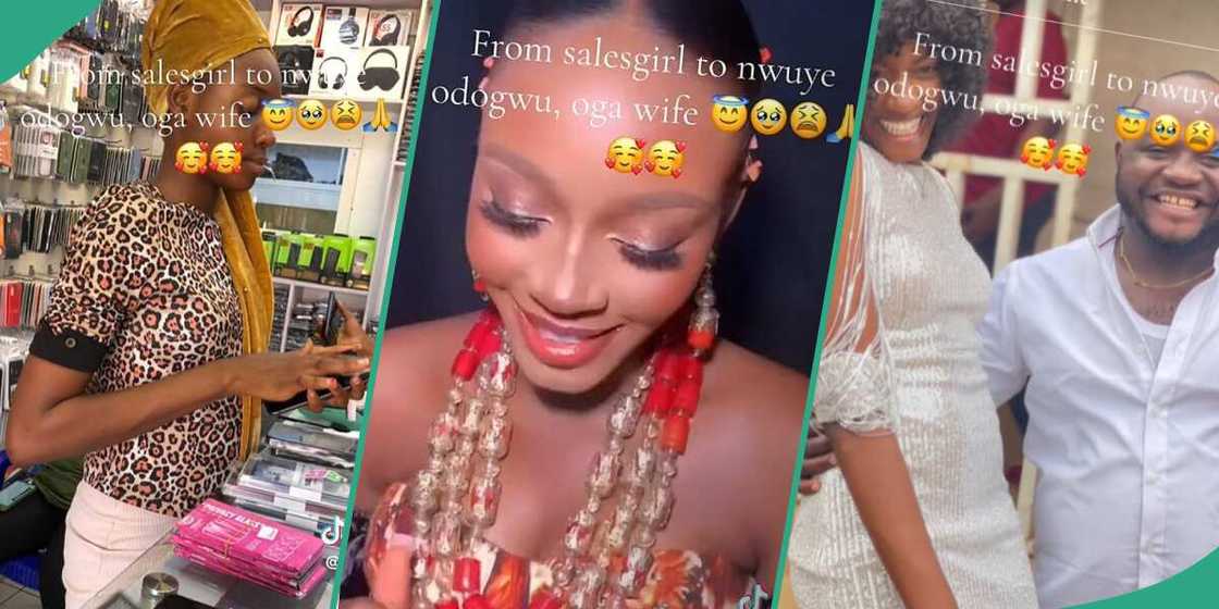 Nigerian lady transitions from sales girl to oga wife Nigerian lady transitions from sales girl to oga wife