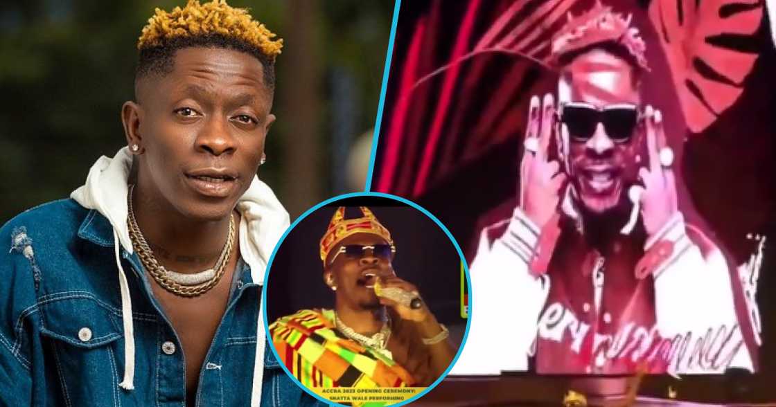 Photos of Shatta Wale.