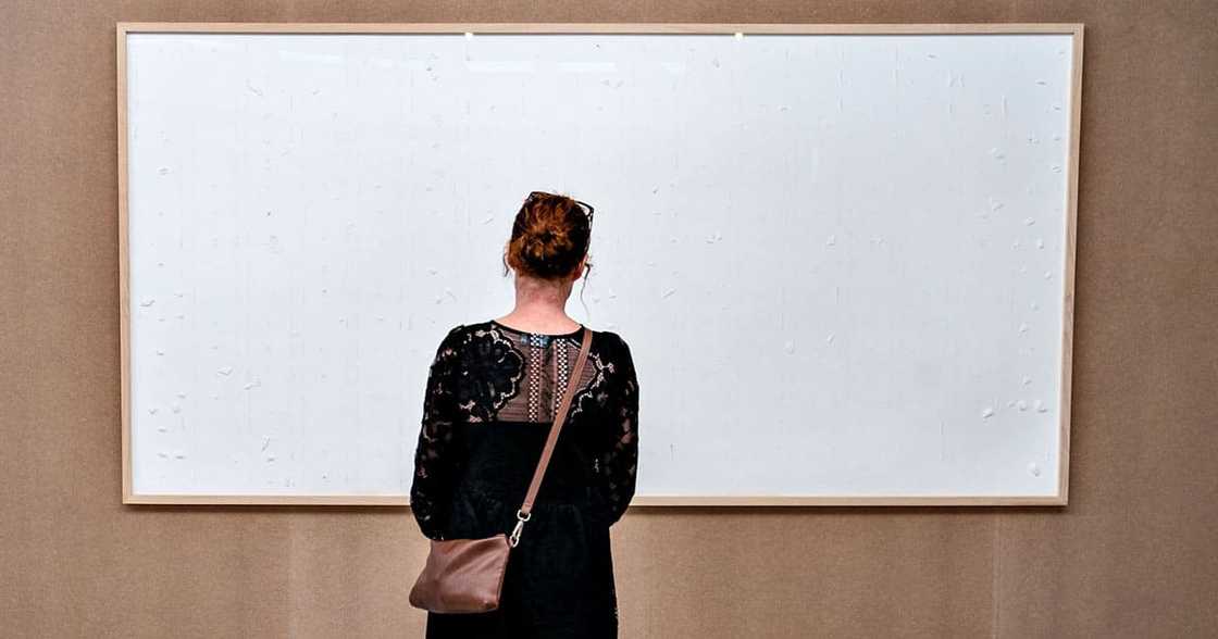 Jens Haaning's blank artwork Jens Haaning's blank artwork