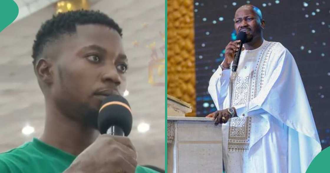 Boy emotional as Apostle Suleman gifts him over GH¢187,737k in church Boy emotional as Apostle Suleman gifts him over GH¢187,737k in church