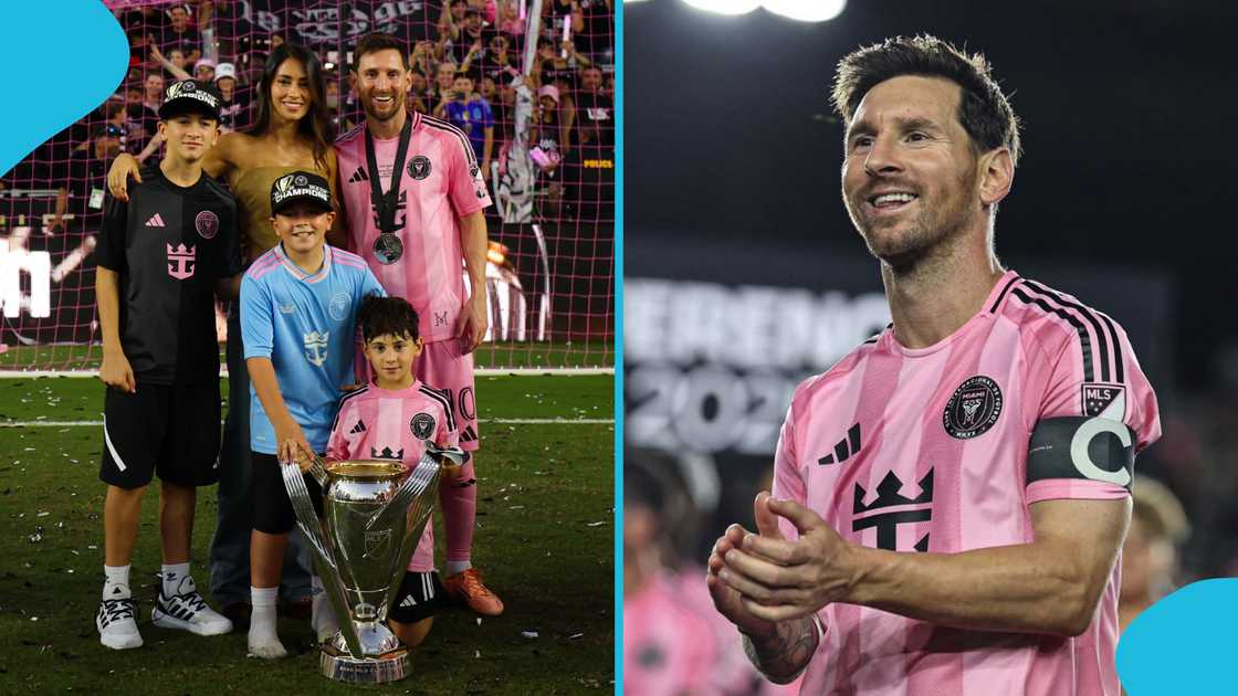 Lionel Messi enjoys touching family celebration after MLS Cup triumph Lionel Messi enjoys touching family celebration after MLS Cup triumph