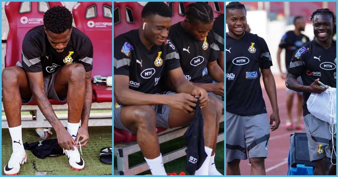 Photo of Black Stars players Photo of Black Stars players