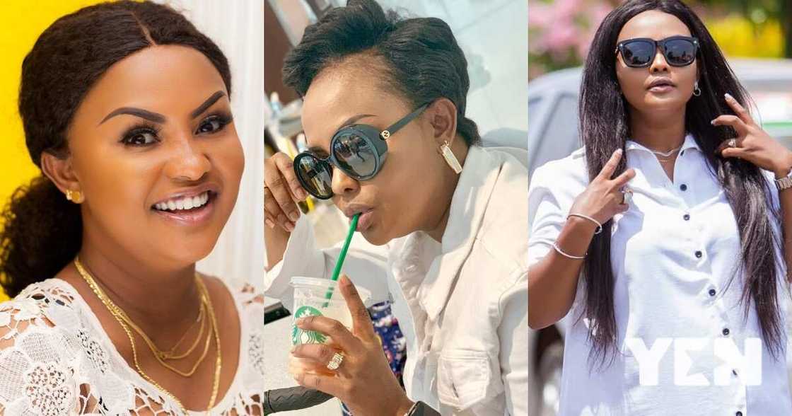 Wontumi taaki; Nana Ama McBrown shows off different hairstyles in a new video Wontumi taaki; Nana Ama McBrown shows off different hairstyles in a new video