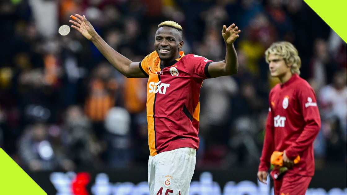 Victor Osimhen, Galatasaray, Samsunspor, Ali Sami Yen Spor Kompleksi, Istanbul, Turkiye, Super Lig. Victor Osimhen, Galatasaray, Samsunspor, Ali Sami Yen Spor Kompleksi, Istanbul, Turkiye, Super Lig.