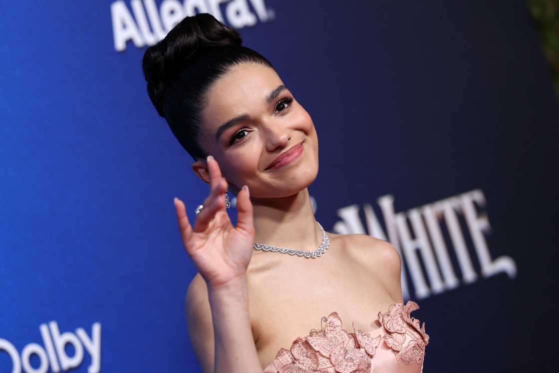 US actress Rachel Zegler attends the world premiere of Disney's "Snow White".