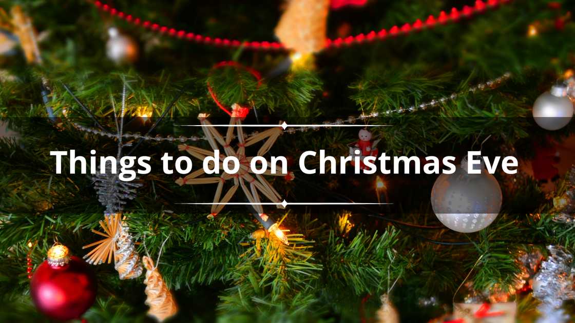 A close-up of Christmas decorations on a tree