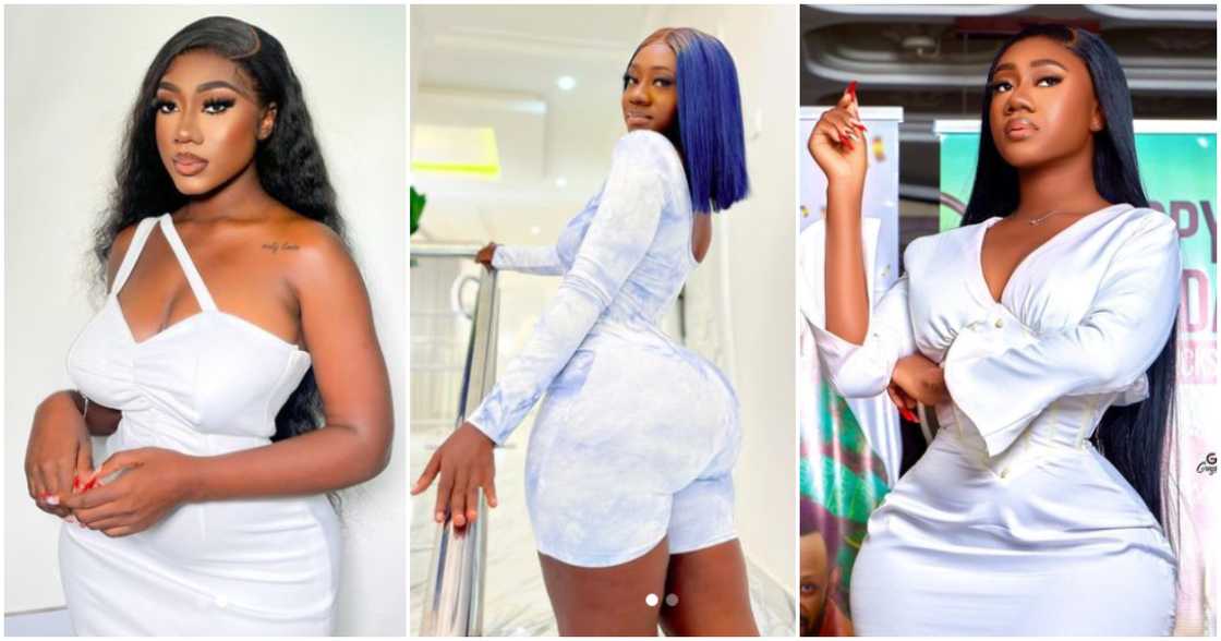 Hajia Bintu shows off her beauty. Hajia Bintu shows off her beauty.