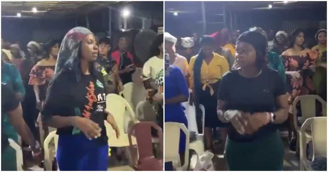 Ladies praying Ladies praying