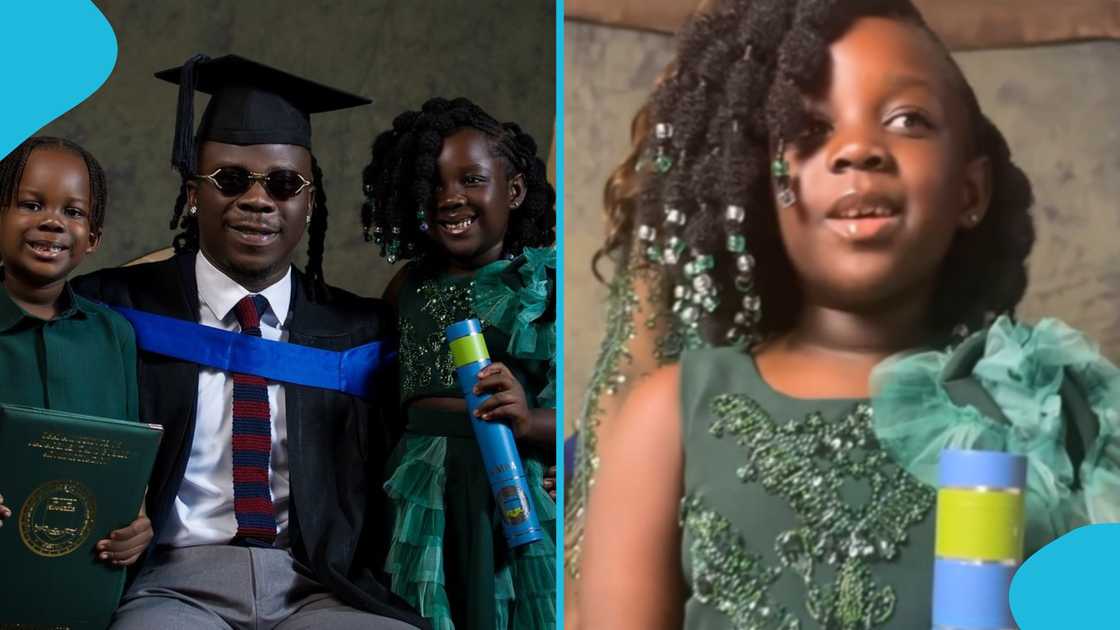 Stonebwoy, daughter, Jidula, GIMPA, graduation, celebrities, celebrities with kids