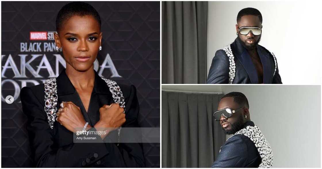 Ghanaian TikToker Wesley Kesse Reinvents Letitia Wright