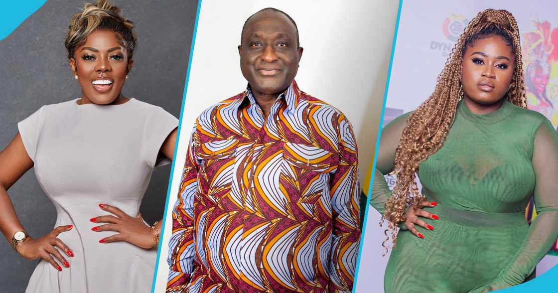 Nana Aba Anamoah, Alan Kyeremanten and Lydia Forson in photos