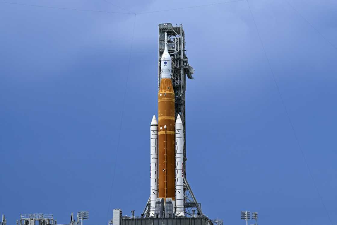 NASA's SLS rocket and the Orion capsule on top of it will lift off from the Kennedy Space Center in Florida on a mission to the Moon NASA's SLS rocket and the Orion capsule on top of it will lift off from the Kennedy Space Center in Florida on a mission to the Moon