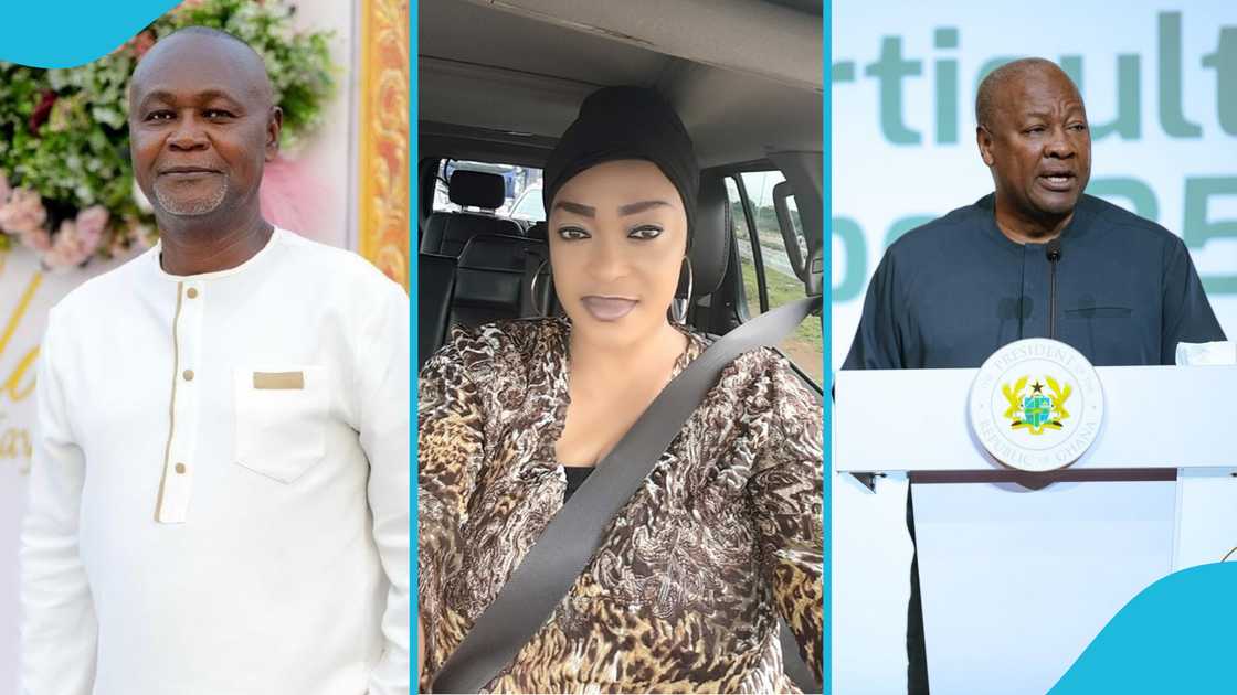 President John Mahama, Kalsoume Sinare, Nii Amasah Namoale, Ambassadors, Spain President John Mahama, Kalsoume Sinare, Nii Amasah Namoale, Ambassadors, Spain